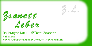 zsanett leber business card